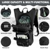 LASUK Lightweight Hydration Backpack with 105 oz 3L Water Bladder,