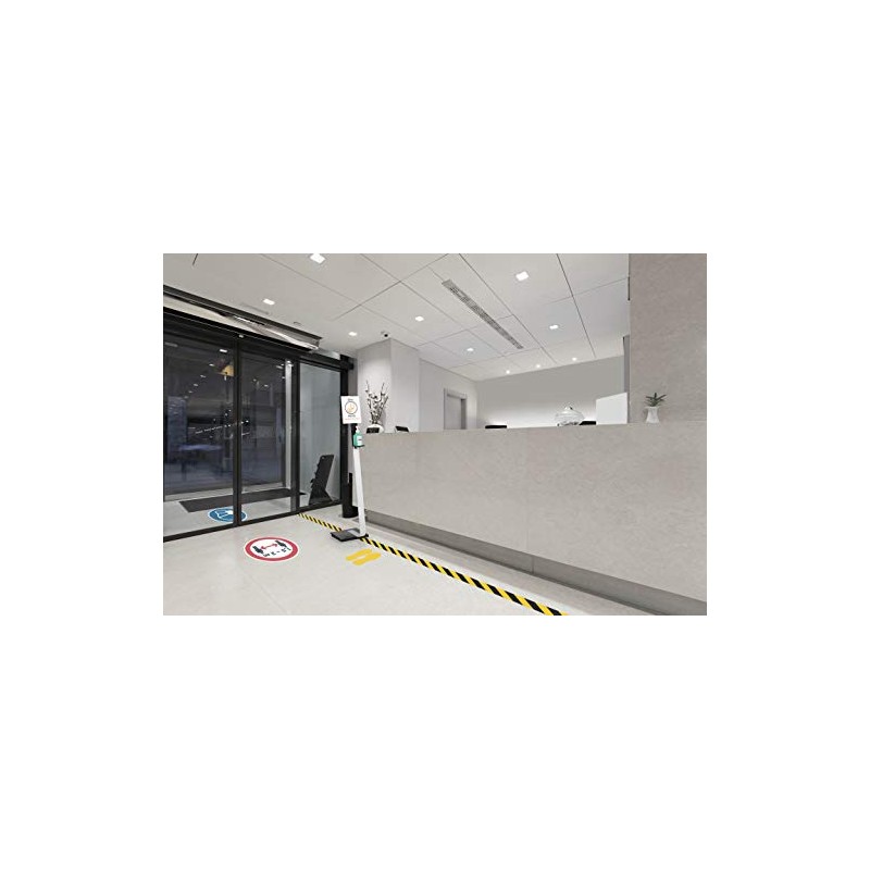Durable Floor Stickers Footprint Removable 90 mm x 0.2 mm