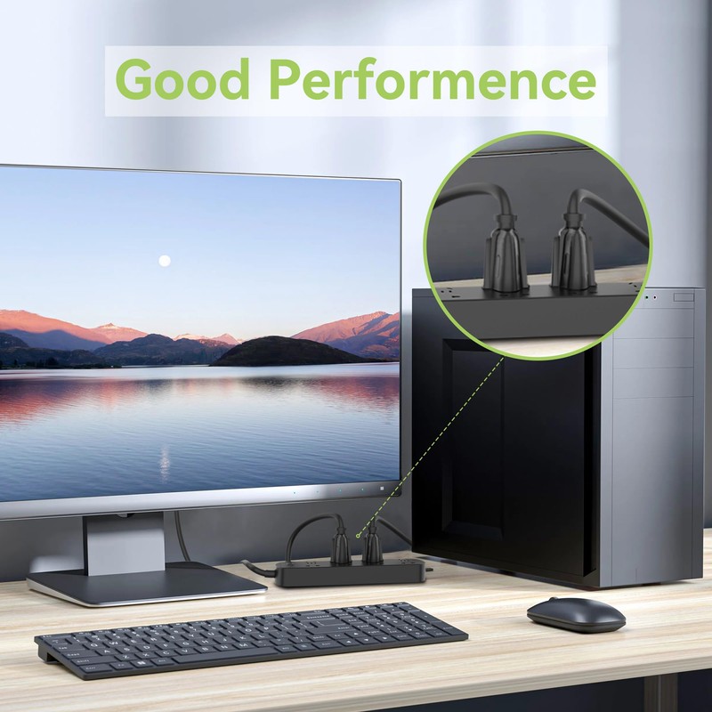 PGENDAR AC Power Cord for EILISON ?8009 KM-8009 Fitabs Vibration