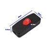 ECSiNG 4 pieces intermediate switch, black, 2-pole, rocker illuminated 250