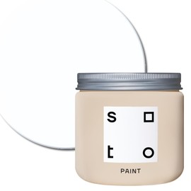 soto White All-In-One House + Furniture Paint, Satin Finish (No. 01 Perfect White) — 1 Pint of Paint for the Whole House; Wall, Furniture, Cabinet…