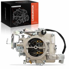 A-Premium 2 Barrel Carburetor Compatible with Toyota Corolla 1983, Forklift 1989, Liteace 1982-1985, 1.6L 1.8L 107Cu/110Cu 2.0L 121Cu 2.4L, Replace# 2110013420, Mechanical Choke