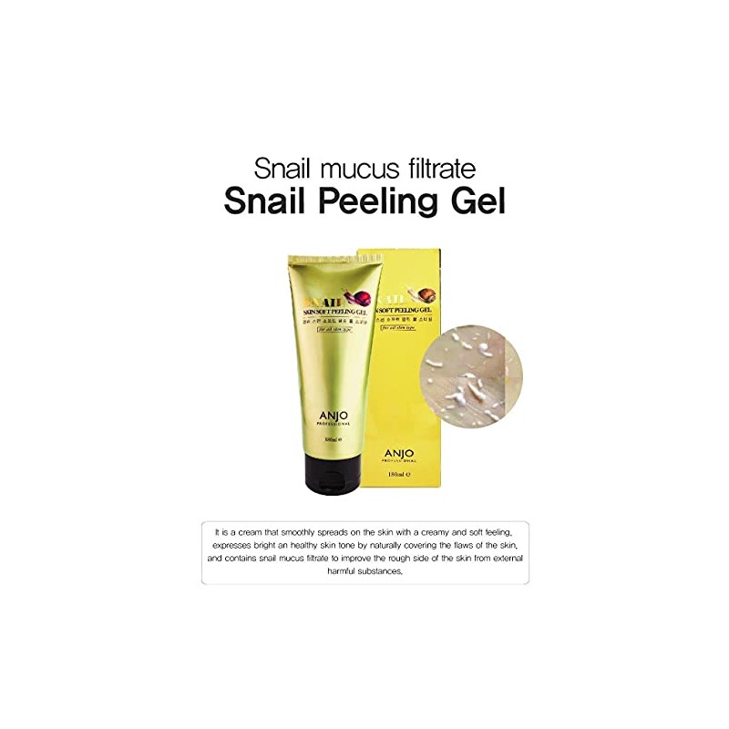 Anjo Skin Soft Snail Peeling Gel - 180 ML