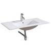 Walnest 36" Drop-In Rectangular Ceramic Bathroom Vanity Sink Top with
