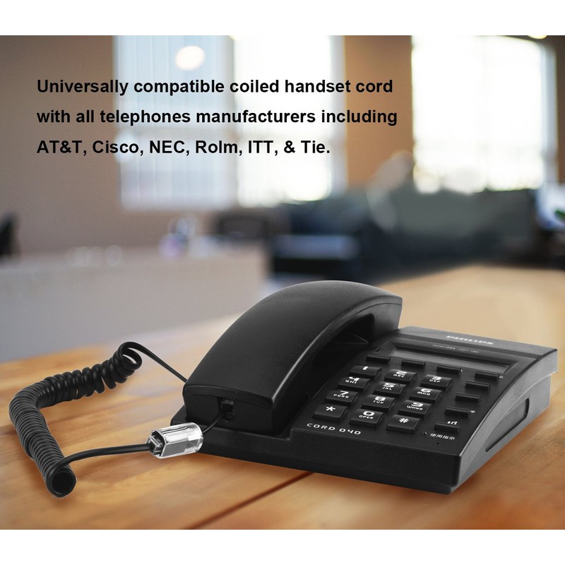 YIENFBEV Telephone Handset Cord Detangler 1 Set, 1 Pack 360