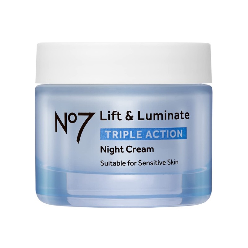 Boots No7 Lift and Luminate Night Cream 1.6 onzas líquidas