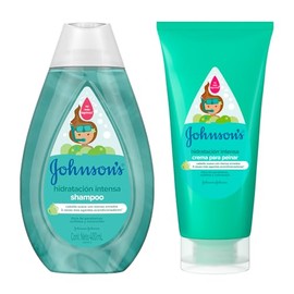 Crema Para Peinar JohnsonS Hidratación Intensa 200Ml  Shampoo Hidratación Intensa 400 ml