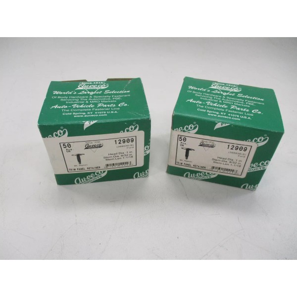 AU-VE-CO PRODUCTS 1" HEAD TRIM PANEL RETAINER SET OF (100)