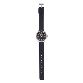 Follow Kalanchoe N04524A-1 BK/BK Women's Rubber Watch, Black, Black