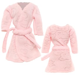 BARWA Doll Pajamas Sleep Suit Sleepwear Clothes Compatible for 11.5 Inch Girl Doll (Pink)