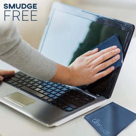 Care Touch Microfiber Cleaning Cloths, 12 Pack - Cleans Glasses, Lenses, Phones, Screens, Other Delicate Surfaces - Large Lint Free Microfiber Cloths - 6"x7" Navy