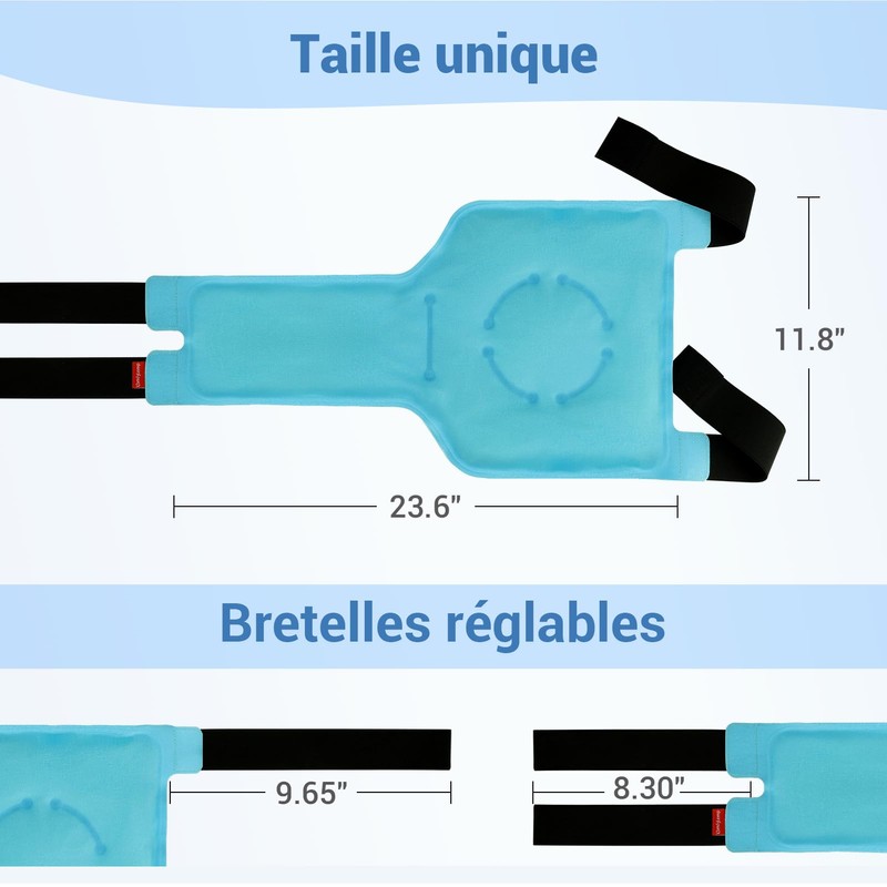 Comfytemp Reusable Ice Packs for Knee Therapy with Cold and