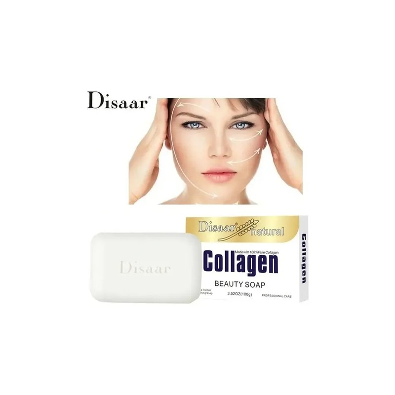 Jabón Facial Collagen De Colágeno Aclarante Reduce Arrugas