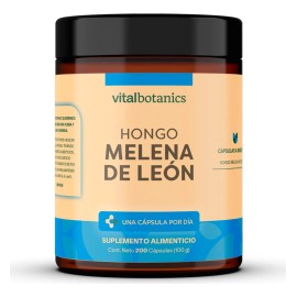 Hongo Melena De Leon Nootropico 200 Capsulas | Vitalbotanics