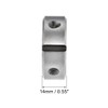 sourcing map Metric Round Bar M12, Machine Thread, Left Hand