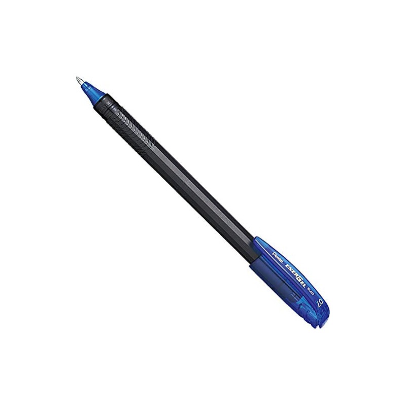 Pentel EnerGel Eco BL417 Quick Drying Gel Pen Blue (Pack