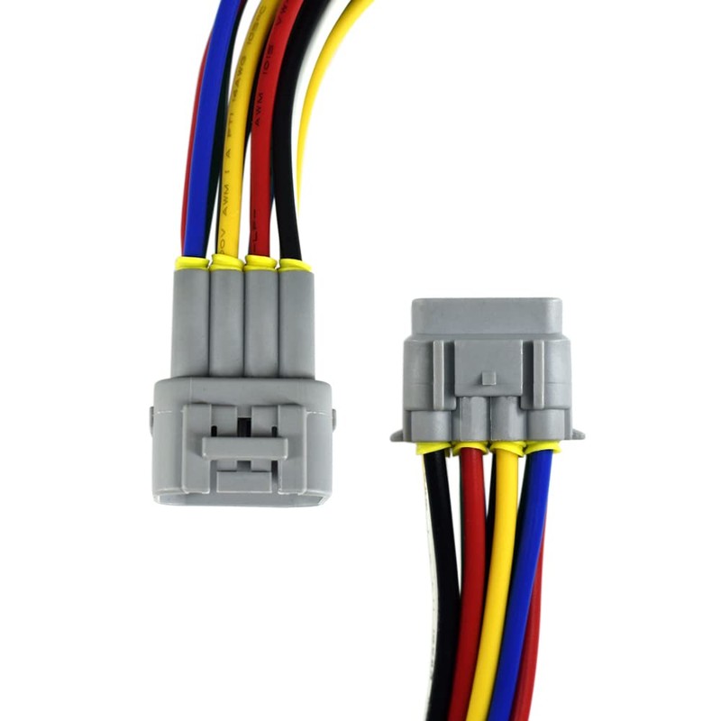 12Pin 14AWG Waterproof Plug Connector Pigtail Cable Fits for All