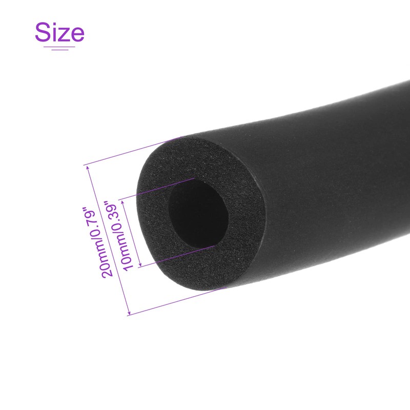DMiotech Pipe Insulation Tube 10mm(3/8") ID x 5mm Thick 20"
