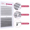 Lash Clusters 280Pcs Individual Lashes 30D 40D 9-16mm Mixed D