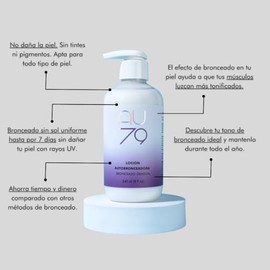 AU79 Tan · Crema Autobronceadora GRADUAL/SUAVE · Autobronceador Corporal · Bronceado sin Sol · Bronceado Personalizable · Maquillaje para piernas · Todo Tipo de Piel · 240ml