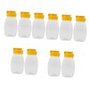 Kisangel Sets Multi-Purpose Squeeze Bottles Honey Jars Dispenser for Condiments