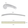 KEARING Metric Fashion Designer's Ruler Kit, French Curve Ruler for