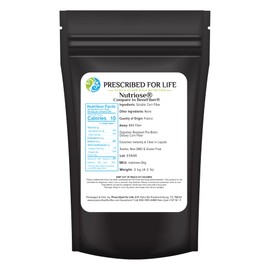 Prescribed For Life Nutriose Powder, Natural Fiber Supplement, Prebiotic Soluble Corn Fiber for Adults, Gluten Free, Vegan, Non GMO (2kg)