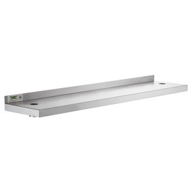 Glownary Stainless Steel Plate Shelf, 10 x 48 Inches, NSF Listed, for Equipment Stands with Backsplash