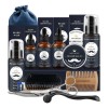 Kit Barba Cuidado Para Hombres, Herramientas De Aseo 12pcs