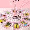 Myripoly Pink Tarot Cards Deck Set for Beginners-Classic Tarot Cards