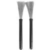 Telescopic Drum Sticks, Comfortable Grip 2PCS Lightweight Wire Drum Brush