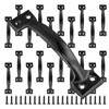 MOUYAT 20 PCS 6 Inch Gate Pull Handle, Black Rustic
