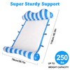 Water Hammock, Durable Portable Pool Inflatable, 4-in-1 Inflatable Pool Floats,