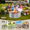 Camp Fire Ring Pit, Large Round Galvanized Steel Fire Pit,