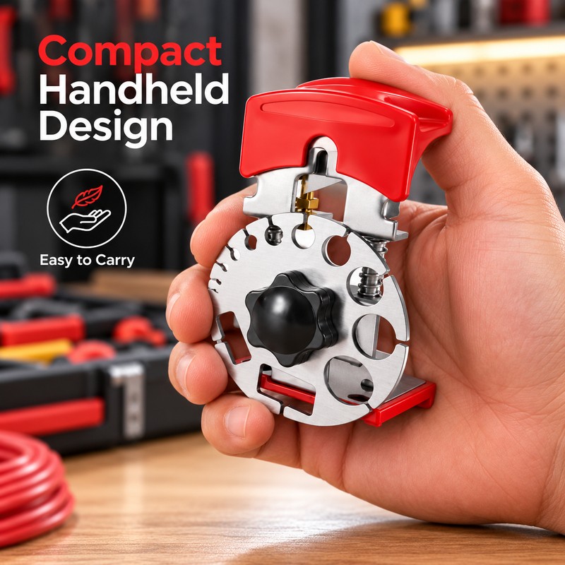 Portable Manual Wire Stripper for Cable Insulation Removal – Adjustable