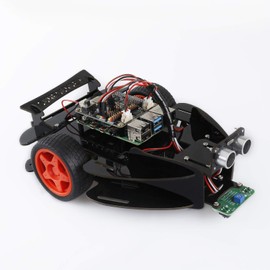 Sunfounder Smart Video Car Kit V2.0 Raspberry Pi 4 Model B 3B+ 3B 2B Graphical Visual Programming Language Remote Control by UI on Windows, Mac and Web Browser, Electronic Toy with Detailed Manual (English Language not Guaranteed)