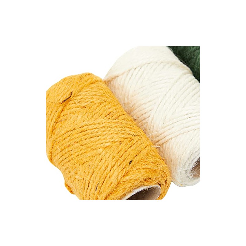 Springboard 70031 Natural Jute Yarn (Pack of 5) 20 m