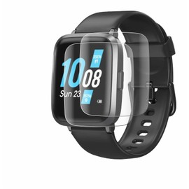 BROTECT 2 Stück Full-Cover Schutzfolie für Tomshoo Smartwatch 1.3" Full-Screen Displayschutz-Folie [3D Curved, Anti-Fingerprint, Kristall-Klar]