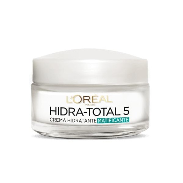 L'Oréal Paris Crema Anti-Brillo Hidra Total 5 Matificante, 50ml