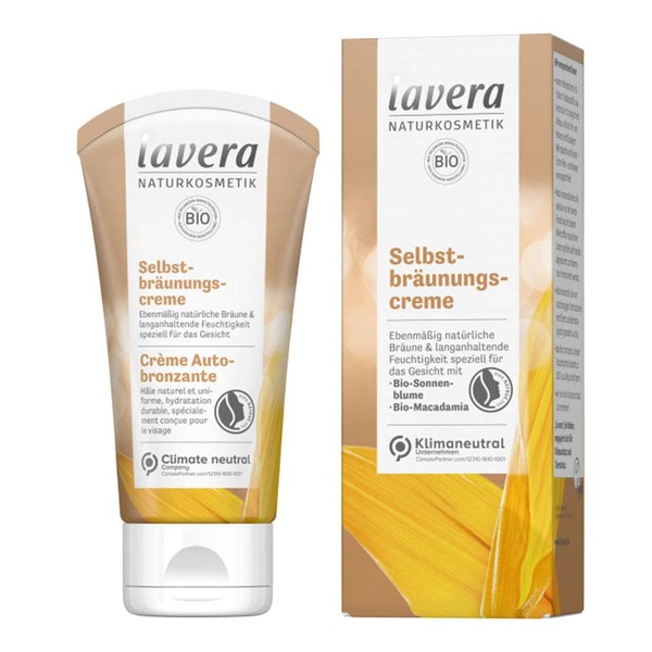 lavera Self-Tanning Cream • Self Tanning • Natural Tan • Natural Cosmetics • Vegan • Certified • 50 ml