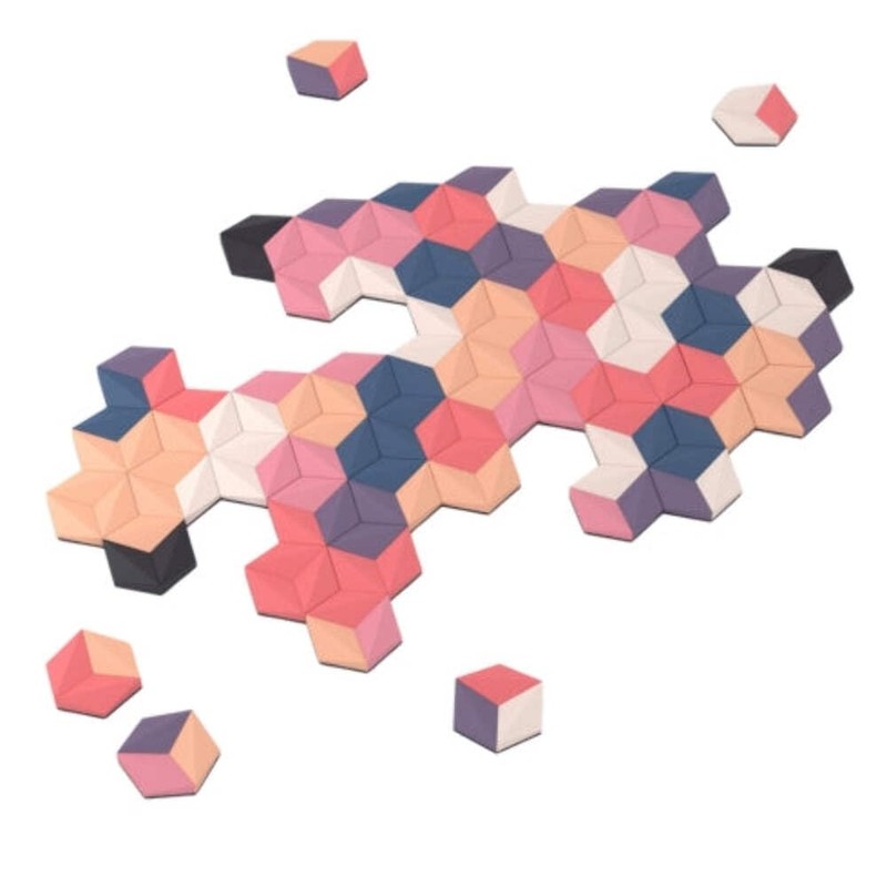 CUBED Next Level Dominoes - Sunrise Edition - Fun Strategy