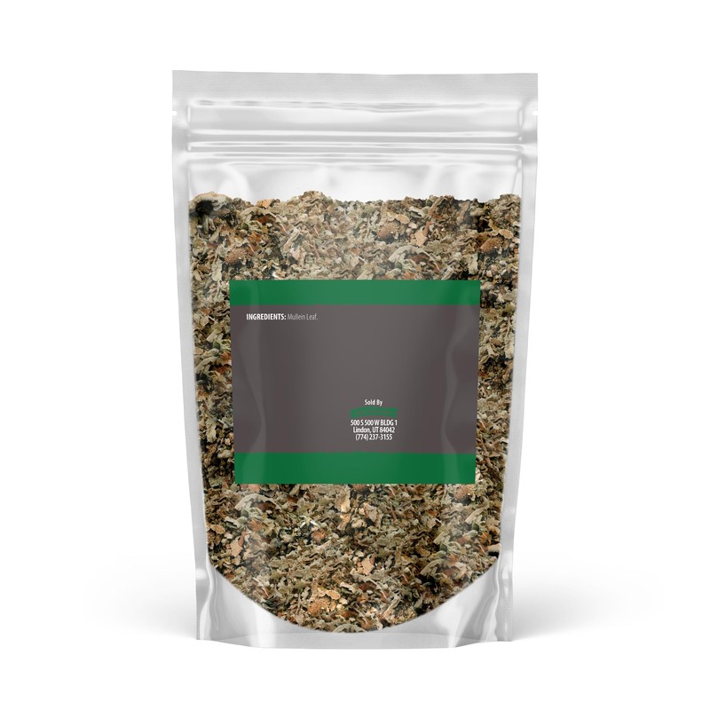Birch & Meadow Mullein Leaf, 1 lb, Cut & Sifted,