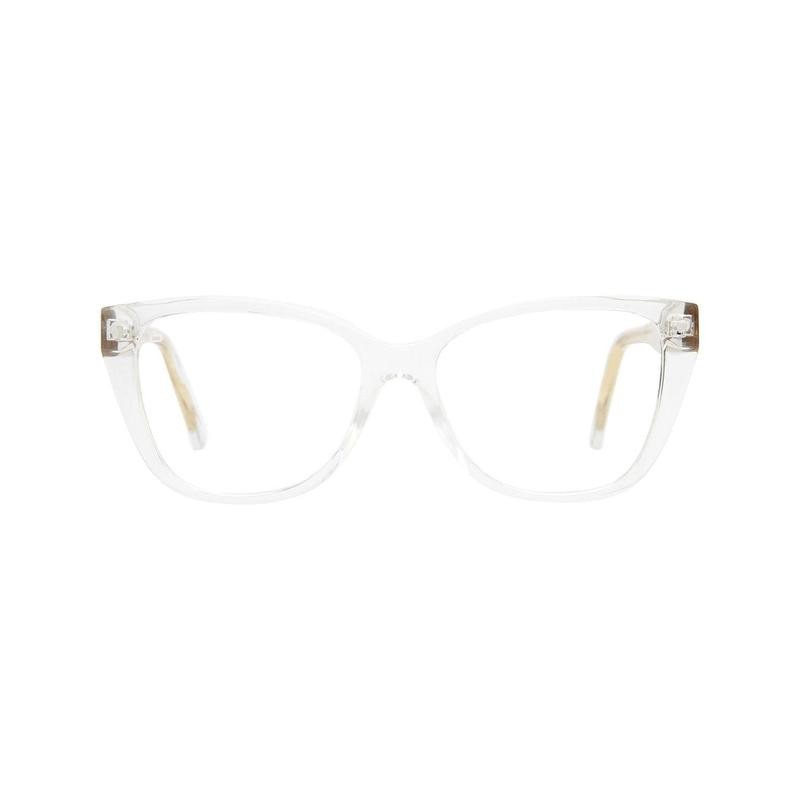 The Camille Blue Light Glasses - Color: Crystal