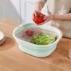 Daimix Collapsible Wash Basin Set of 2, Foldable Small Medium