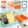 12 Pack Classroom Storage Baskets, Plastic Paper Trays for Desk