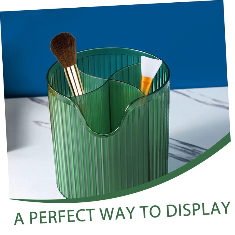 BIUDECO Makeup Brush Holder Makeup Organizer for Vanity Desk Compact
