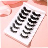 Healeved 3sets False Eyelashes Natural Look Lash Extensions Kit 7pairs*3