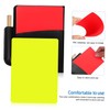 BESPORTBLE 2set Complete Soccer Referee Kit Red Yellow Card Suits