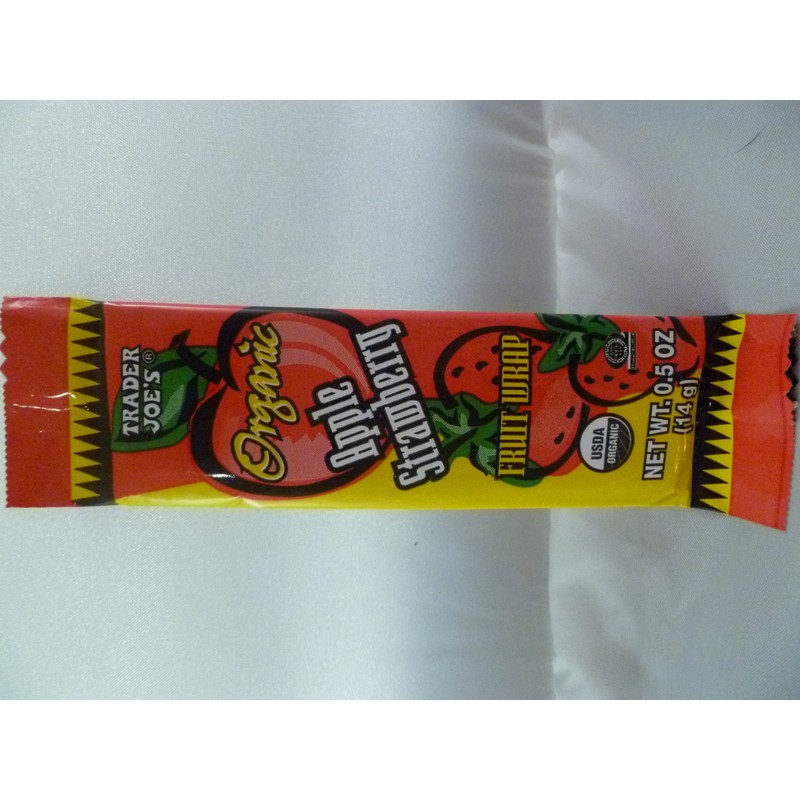Trader Joe's Organic Apple Strawberry Fruit Wrap (12 Ct)