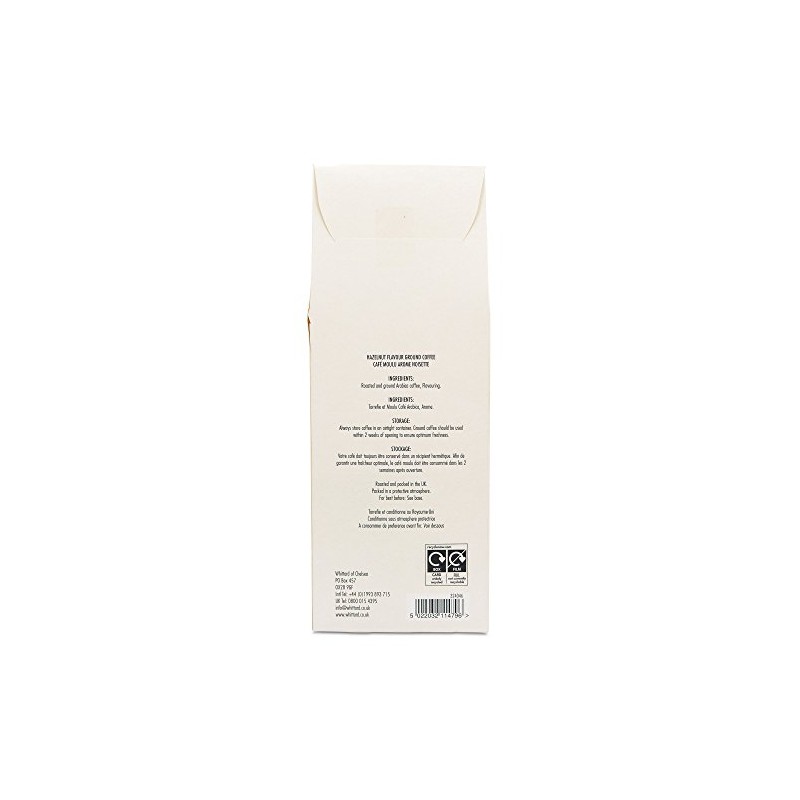 Whittard Hazelnut Flavour Ground Coffee 200g